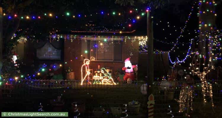 Christmas Light display at 86 Sedgman Crescent, Shalvey