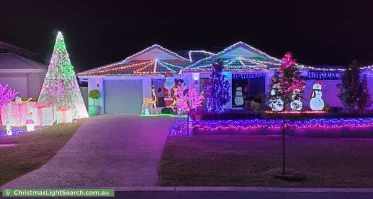 Christmas Light display at 55 Brushwood Circuit, Forest Lake
