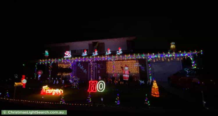 Christmas Light display at 47 Wattle Avenue, Werribee