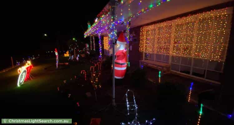 Christmas Light display at 47 Wattle Avenue, Werribee