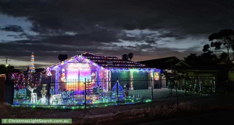 Christmas Light display at 2 Horwood Road, Salisbury North