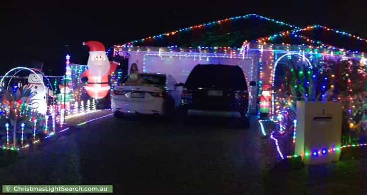 Christmas Light display at 1 Springbrook Drive, Capalaba