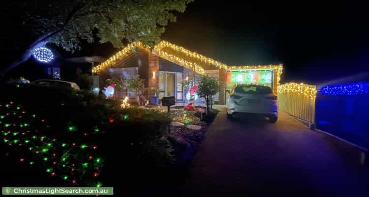 Christmas Light display at 14 Polar Court, Greenwith