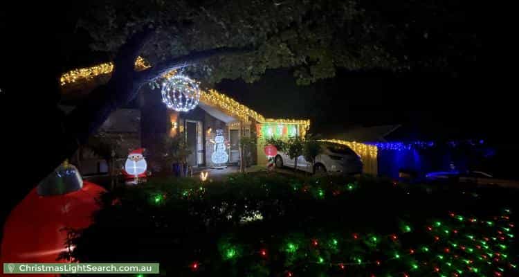 Christmas Light display at 14 Polar Court, Greenwith