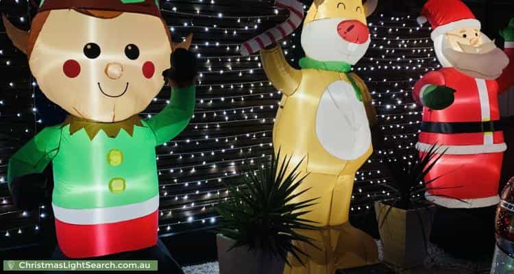 Christmas Light display at 34 Glenbrook Street, Jamisontown