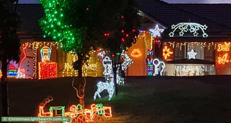 Christmas Light display at 610 North Road, Pearcedale