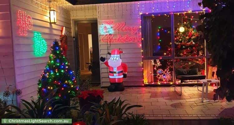 Christmas Light display at 71 Heywood Street, Ringwood
