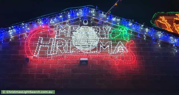 Christmas Light display at  Narrabeen Street, Taylors Hill