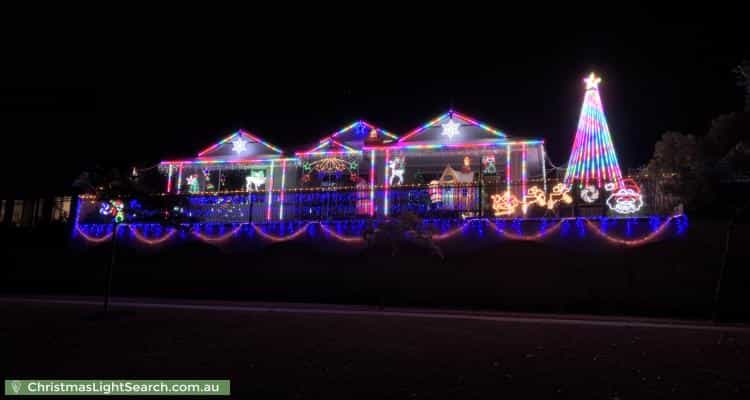 Christmas Light display at 75 Observatory Drive, Clarkson