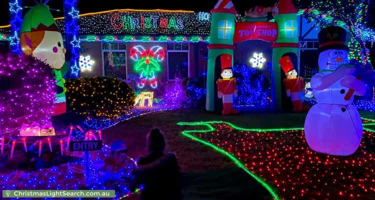 Christmas Light display at 67 Emmerson Drive, Morphett Vale
