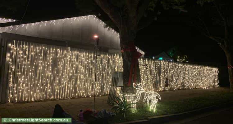 Christmas Light display at  Malvern Avenue, Malvern