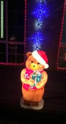 Christmas Light display at 6 Rollings Close, Rosebud