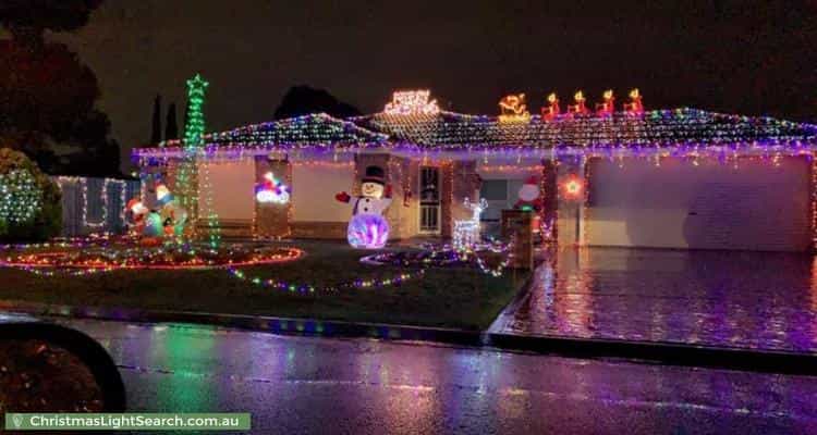 Christmas Light display at  Maplewood Drive, Blakeview