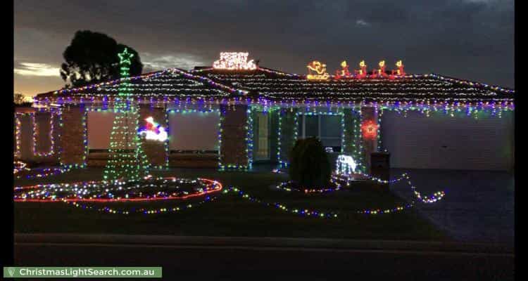 Christmas Light display at  Maplewood Drive, Blakeview