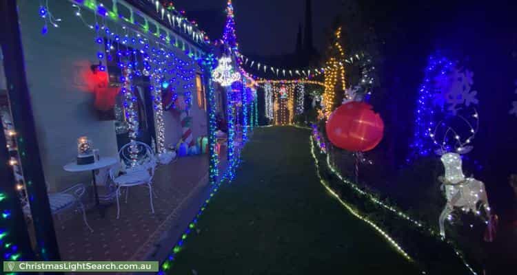 Christmas Light display at 74 Rose Terrace, Wayville