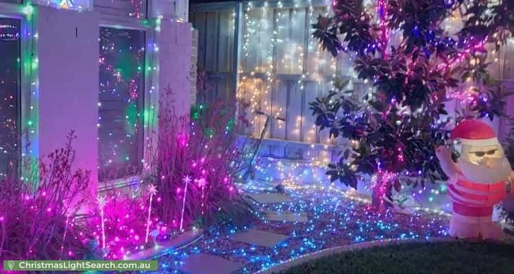 Christmas Light display at  Walseley Crescent, Gledswood Hills