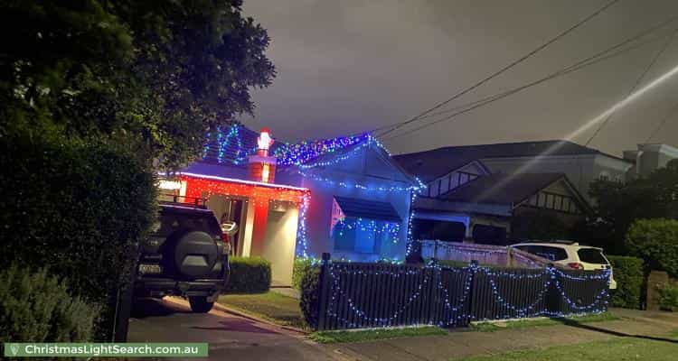 Christmas Light display at 46 Broughton Street, Concord