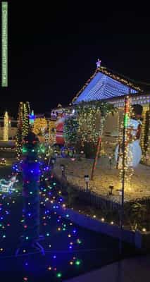 Christmas Light display at 74 Catalina Avenue, Parafield Gardens