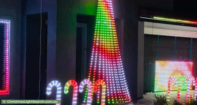 Christmas Light display at 22 Beltana Street, Flinders Park
