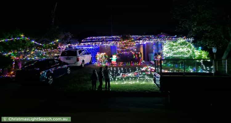 Christmas Light display at 23 McIlwaine Crescent, Noarlunga Downs