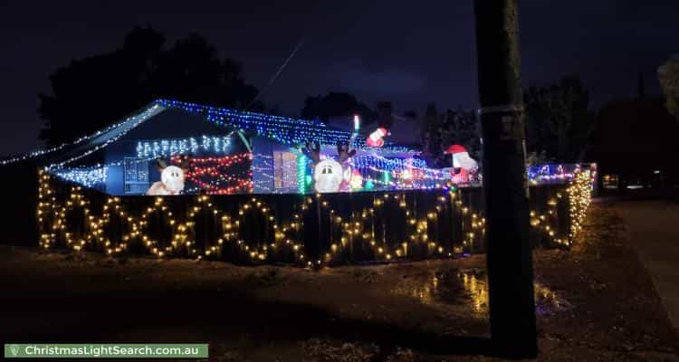 Christmas Light display at 60 Forrest Street, Narrogin