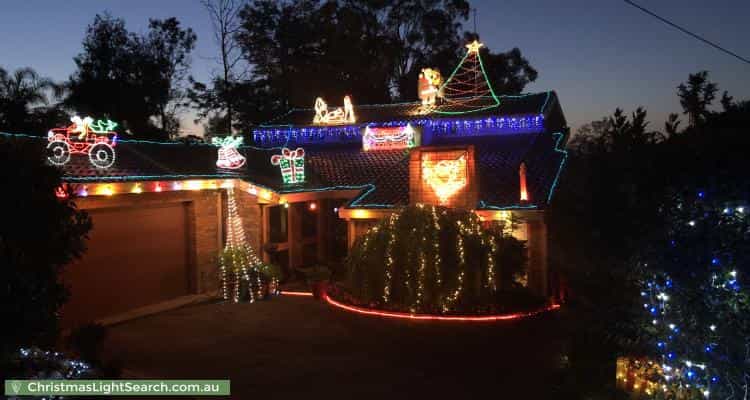 Christmas Light display at 23 Toumlin Grove, Viewbank