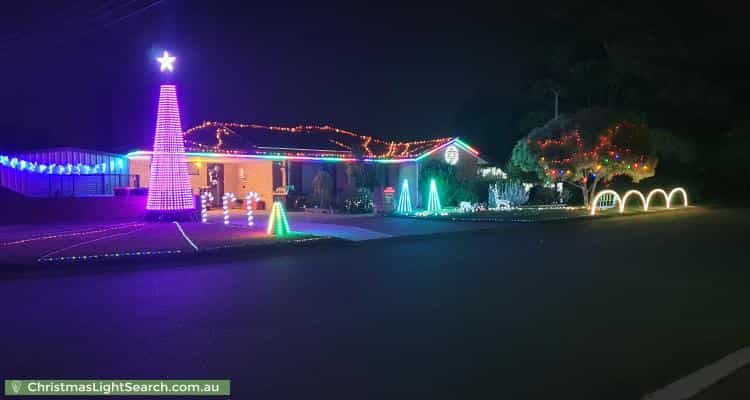 Christmas Light display at 25 Querrin Avenue, Willetton
