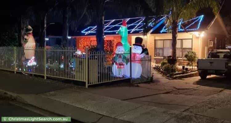Christmas Light display at 19 Marshalsea Road, Elizabeth Park