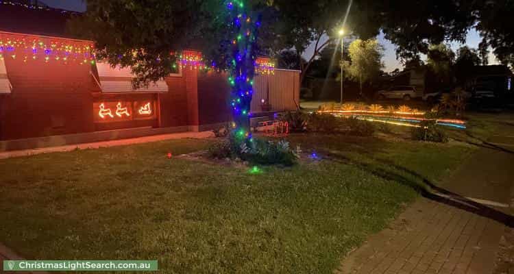 Christmas Light display at  Koolena Crescent, Munno Para