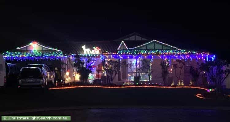Christmas Light display at  Tahoe Close, Thornlie