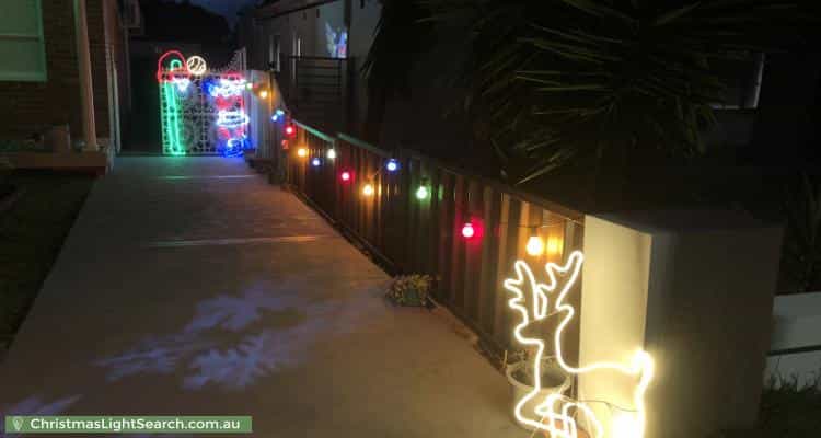 Christmas Light display at 147 Kingsland Road North, Bexley North
