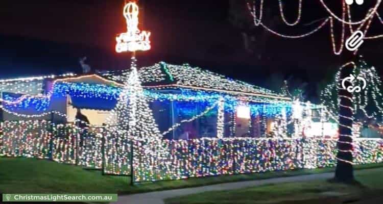 Christmas Light display at 9 Oberon Drive, Carrum Downs