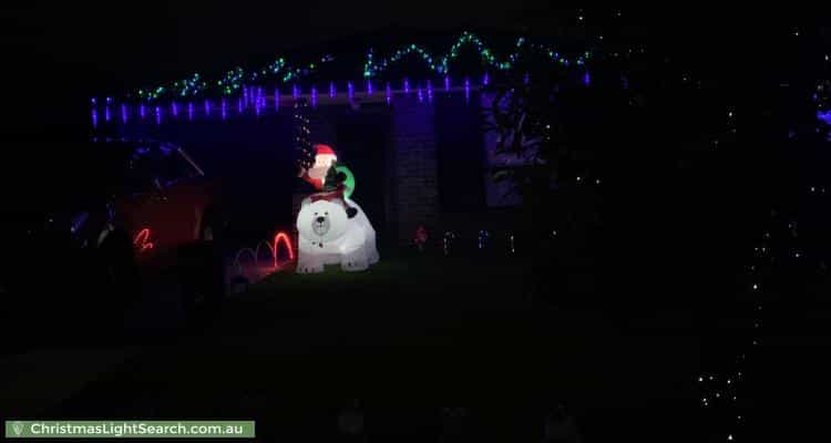 Christmas Light display at 11 Rochester Street, Gregory Hills
