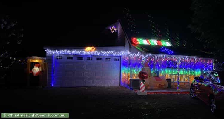 Christmas Light display at 104 Wilfred Road, Thornlie
