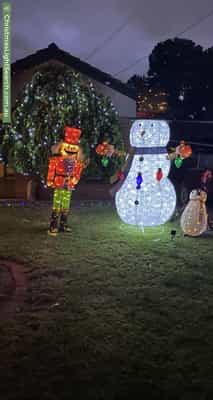 Christmas Light display at 9 Hinton Avenue, Para Hills