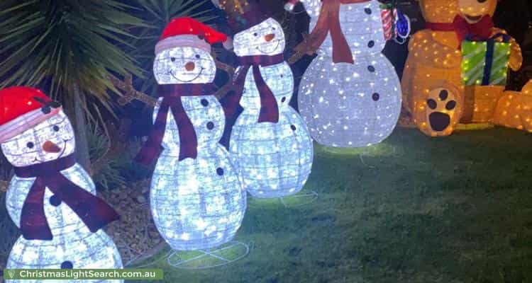 Christmas Light display at 137 Hinrichsen Drive, Hallam