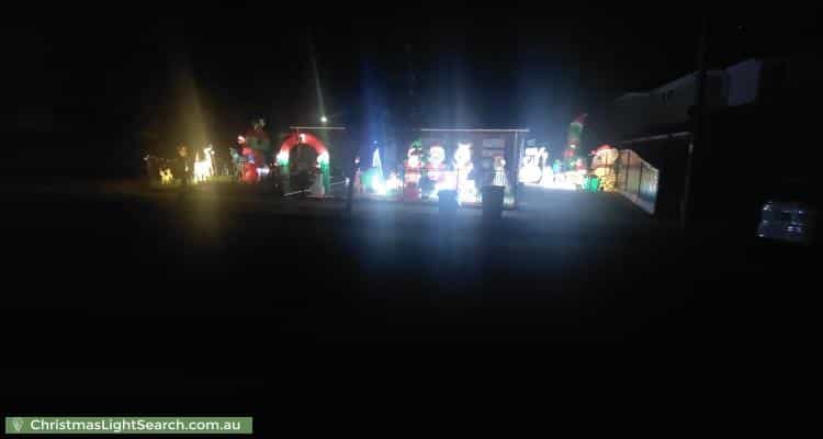 Christmas Light display at 6 Riverina Street, Largs North
