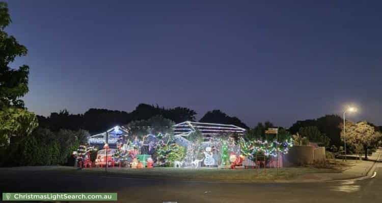 Christmas Light display at 1 Keane Court, Old Reynella