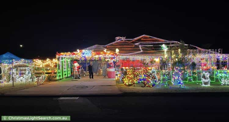 Christmas Light display at  France Street, Mandurah