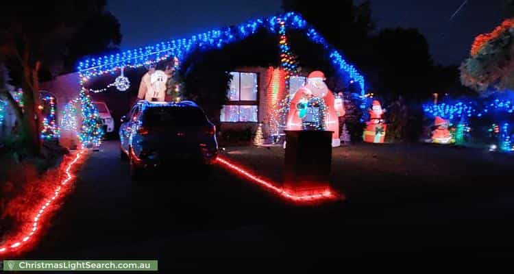 Christmas Light display at 9 Cambden Park Parade, Ferntree Gully