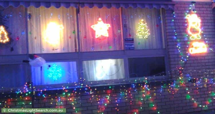 Christmas Light display at 4 Westall Court, Sheidow Park