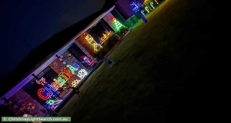 Christmas Light display at 32 Alexander Street, Bligh Park