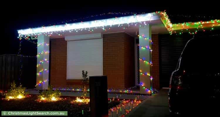 Christmas Light display at 31 Greenhood Crescent, Andrews Farm