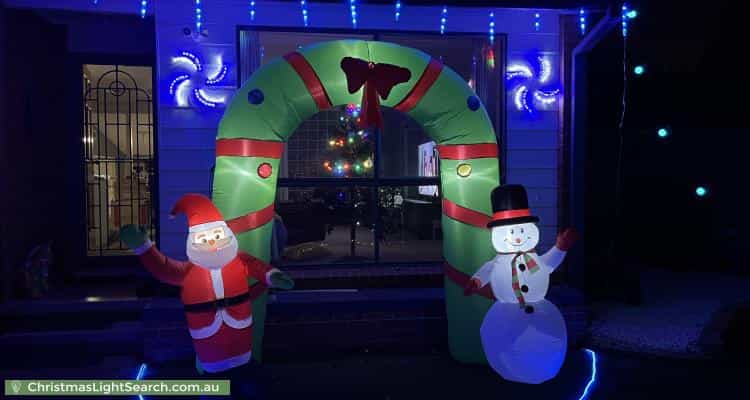 Christmas Light display at 48 Kingsmill Street, Kambah