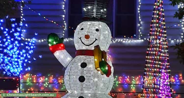 Christmas Light display at 9 Scenic Avenue, Ringwood East