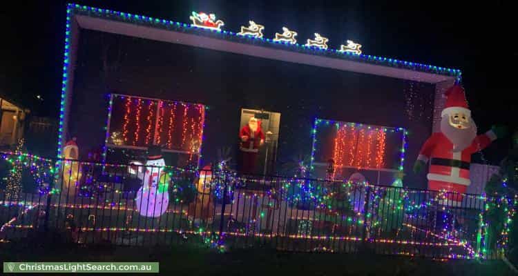 Christmas Light display at 18 Bowering Hill Road, Port Willunga
