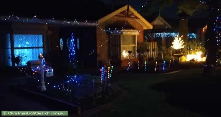 Christmas Light display at 10 Alexis Street, Hope Valley