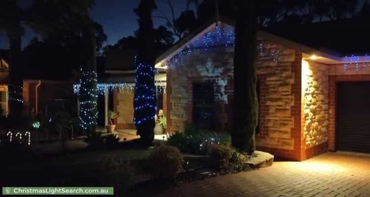 Christmas Light display at 12 Alexis Street, Hope Valley
