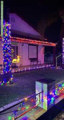 Christmas Light display at 19 Attrill Avenue, Hilton