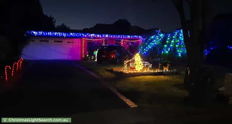 Christmas Light display at  Sara Court, Bayswater North